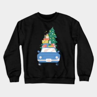 Christmas Car Design Crewneck Sweatshirt